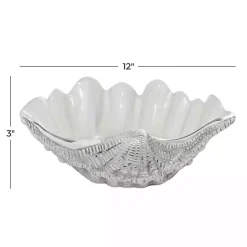 Discount Kirklands Home Aluminum Seashell Bowl White