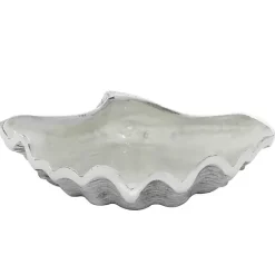 Discount Kirklands Home Aluminum Seashell Bowl White