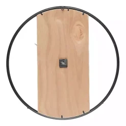 Best Kirklands Home White and Black Carved Open Wall Clock