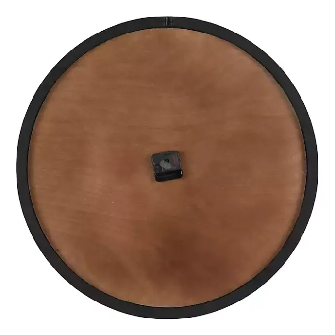 Hot Kirklands Home White and Black Modern Wall Clock