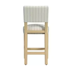 Online Kirklands Home and Blue Striped Natural Counter Stool White