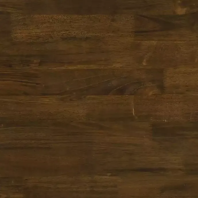 Best Kirklands Home White and Dark Oak Wood Live Edge Accent Table Brown