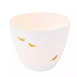 Best Kirklands Home White and Gold Bird Small Tealight Candle Holder