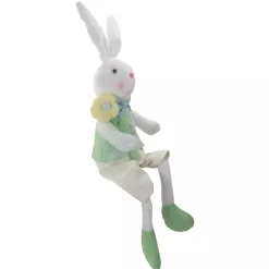 Sale Kirklands Home White and Green Easter Bunny Plush