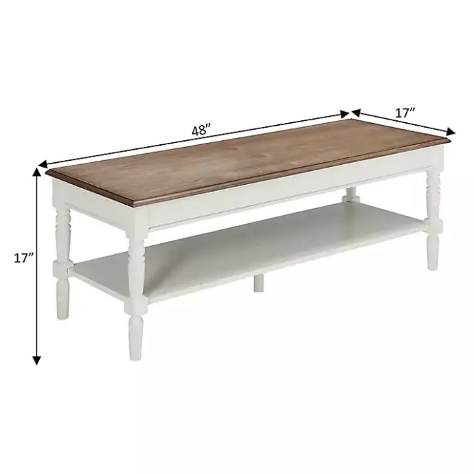 Hot Kirklands Home and Natural Davis Coffee Table White