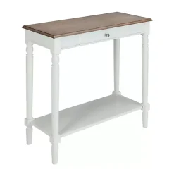 Clearance Kirklands Home and Natural Davis Console Table White