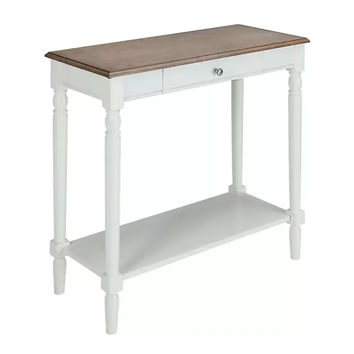 Clearance Kirklands Home and Natural Davis Console Table White