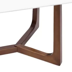 Clearance Kirklands Home and Walnut Olivia Coffee Table White
