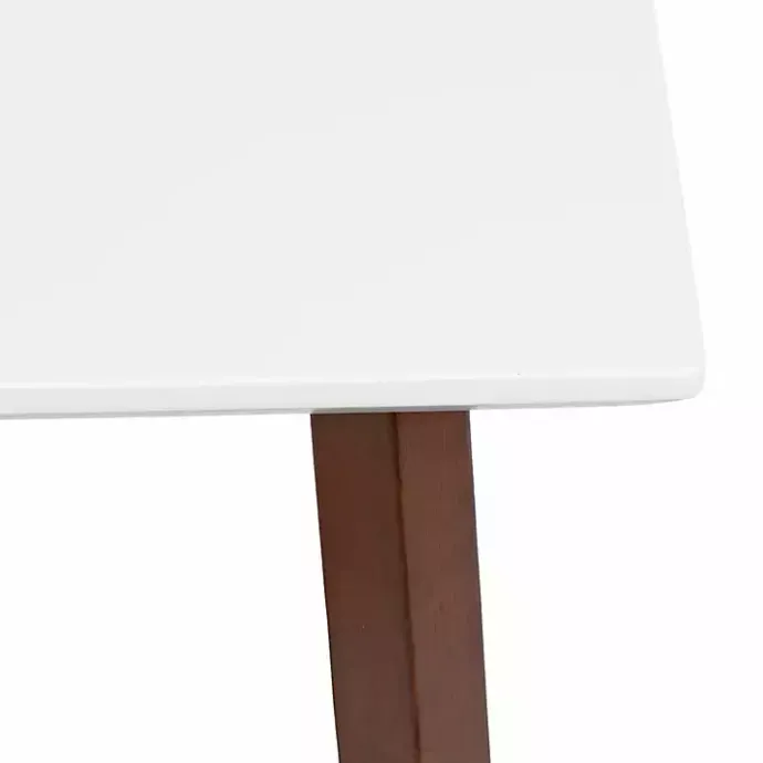 Clearance Kirklands Home and Walnut Olivia Console Table White
