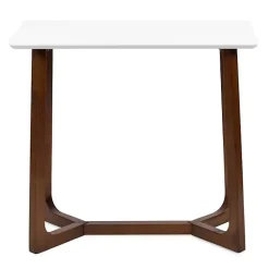 Clearance Kirklands Home and Walnut Olivia Console Table White