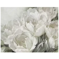 Discount Kirklands Home White Angelique Tulips Canvas Art Print, 40x30 in.