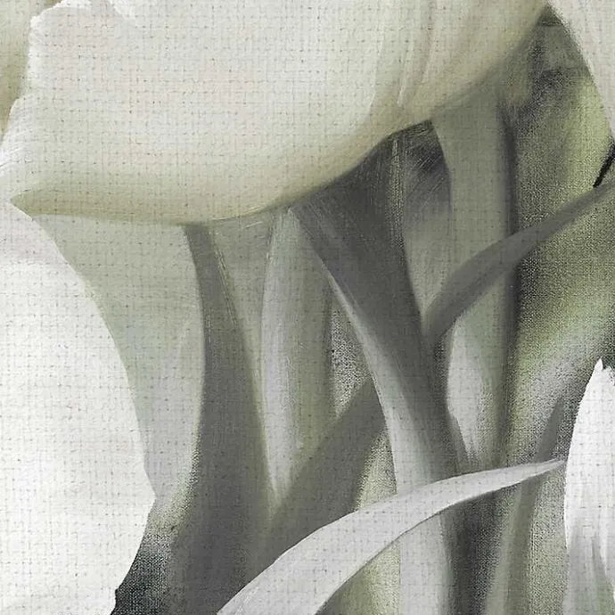 Discount Kirklands Home White Angelique Tulips Canvas Art Print, 40x30 in.