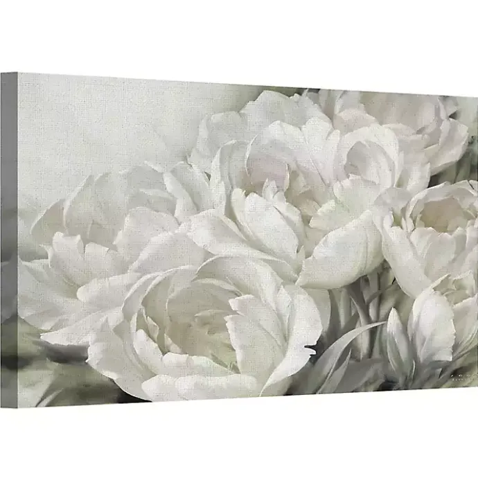 Discount Kirklands Home White Angelique Tulips Canvas Art Print, 40x30 in.