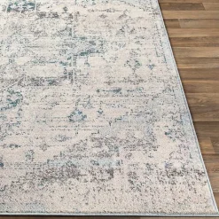 Sale Kirklands Home White Anita Distressed Area Rug, 7x10 Gray