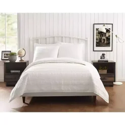 Kirklands Home Atmosphere Queen Quilt White