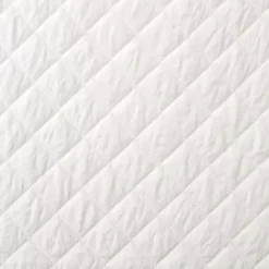 Outlet Kirklands Home Ava Diamond 3-pc. Oversized King Quilt Set White