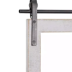 Best Kirklands Home Barn Door Mirror with Shelf White