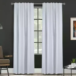 Sale Kirklands Home Baxter Blackout Curtain Panel, 84 in. White