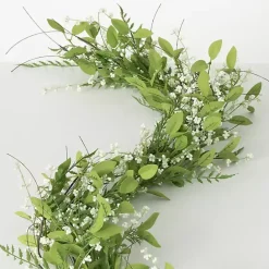Online Kirklands Home White Berry Leafy Garland