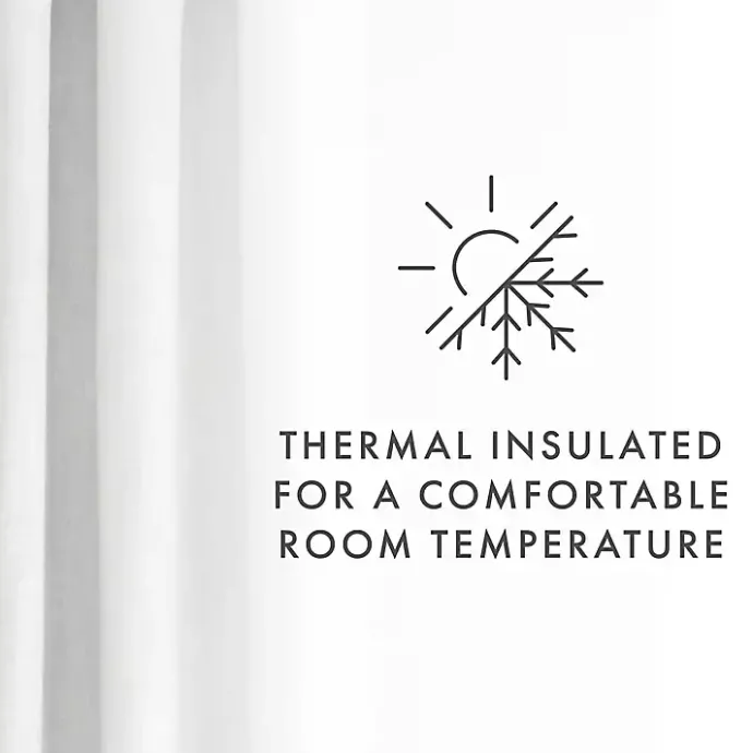 Sale Kirklands Home Blackout Curtains, 84 in. White