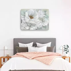 Discount Kirklands Home Blooming Bouquet Canvas Art Print White