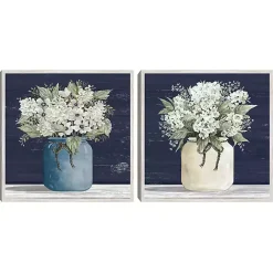 Best Kirklands Home White Blossom Bouquet 2-pc. Framed Wall Art Set