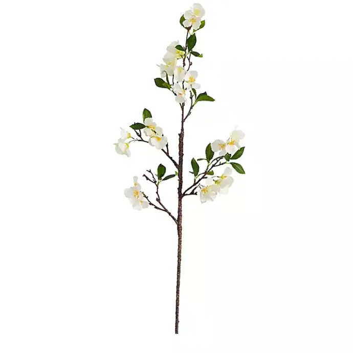 Sale Kirklands Home Blossom Flower Stems, Set of 3 White
