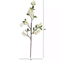 Sale Kirklands Home Blossom Flower Stems, Set of 3 White