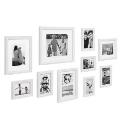 Hot Kirklands Home White Bordeaux 10-pc. Gallery Wall Frame Set