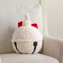 Clearance Kirklands Home Boucle Bell Shaped Pillow White