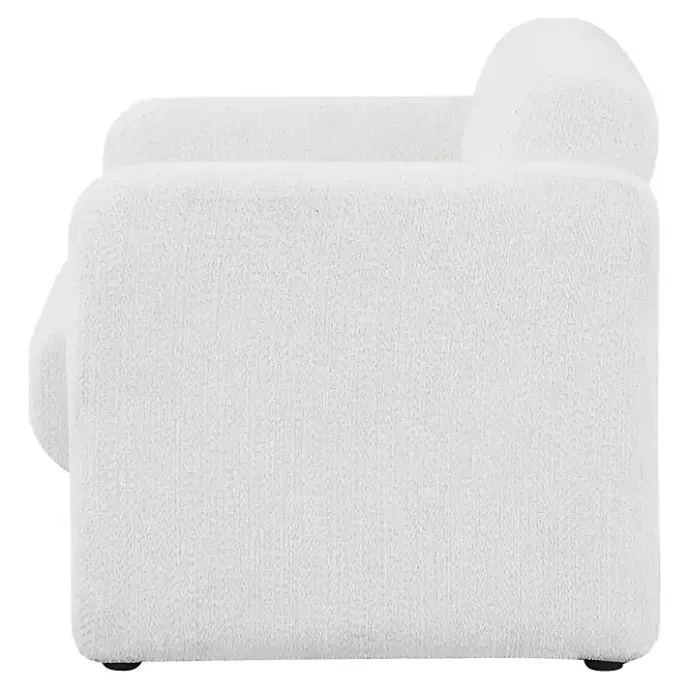 Best Kirklands Home Boucle Modern Accent Chair White