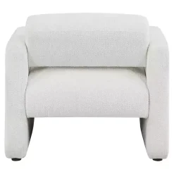 Best Kirklands Home Boucle Modern Accent Chair White