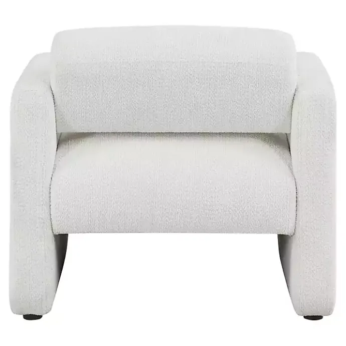 Best Kirklands Home Boucle Modern Accent Chair White