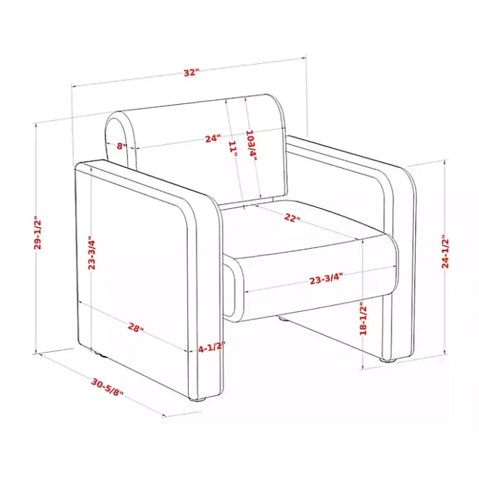 Best Kirklands Home Boucle Modern Accent Chair White