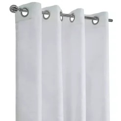 Clearance Kirklands Home Boucle Sheer Single Curtain Panel, 63 in. White