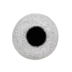 Discount Kirklands Home White Braided Stripe Metal Vase