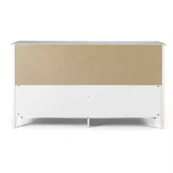 Best Kirklands Home Brazilian Pine Wood 6-Drawer Dresser White