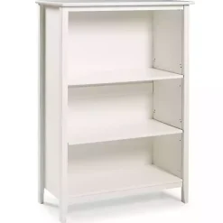 Sale Kirklands Home Brazilian Pine Wood 3-Tier Bookshelf White