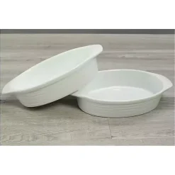 Best Kirklands Home Ceramic Au Gratin Dishes, Set of 2 White