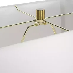 Clearance Kirklands Home Ceramic Diamond Textured Table Lamp White