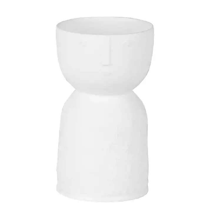 Clearance Kirklands Home Ceramic Form Stella Vase White