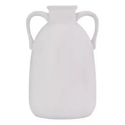 Sale Kirklands Home Ceramic Jug Handles Vase, 10 in. White