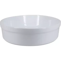 Kirklands Home Ceramic Oval Bakers, Set of 2 White