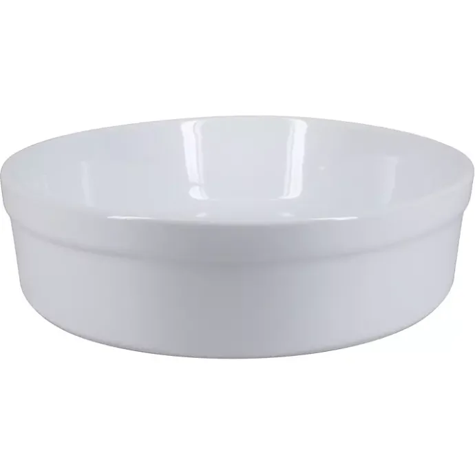 Kirklands Home Ceramic Oval Bakers, Set of 2 White
