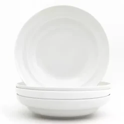 Sale Kirklands Home Ceramic Pasta Bowls, Set of 4 White