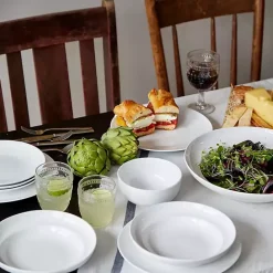 Sale Kirklands Home Ceramic Pasta Bowls, Set of 4 White