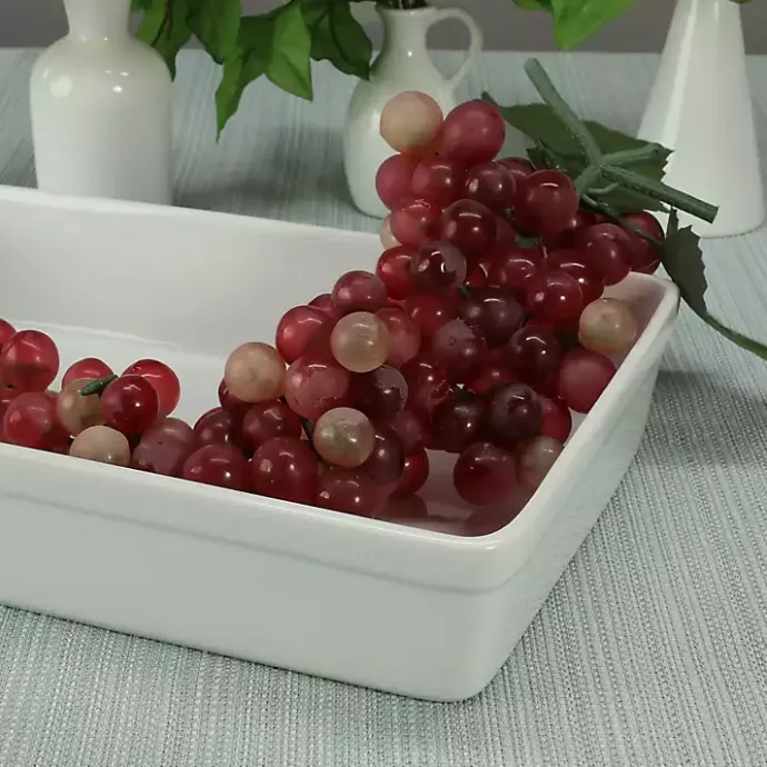 Outlet Kirklands Home Ceramic Rectangular Baker White