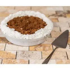 Discount Kirklands Home Ceramic Scalloped Pie Dish White