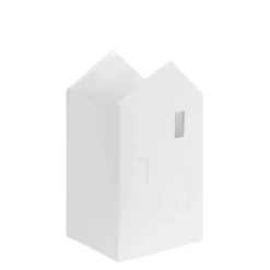 Online Kirklands Home Ceramic Village House Vase, 7 in. White