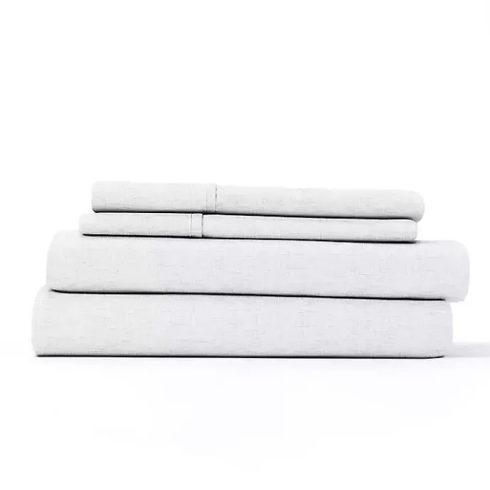 Kirklands Home Chambray 4-pc. California King Sheet Set White